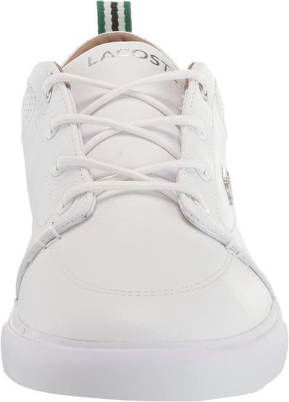 Lacoste BAYLISS 119 Men's  Shoes Leather Sneakers 37CMA007321G WHITE