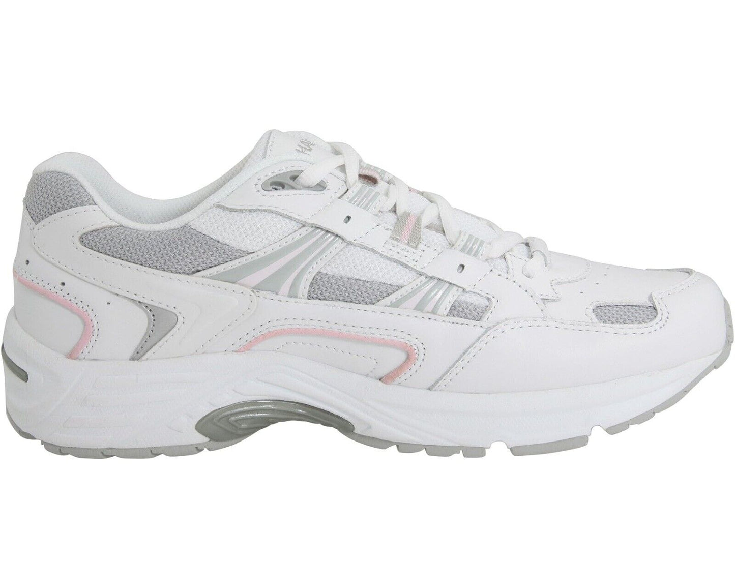 Vionic 23WALKER Classic -Walking Shoes -White/Pink Leather