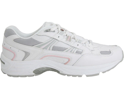 Vionic 23WALKER Classic -Walking Shoes -White/Pink Leather