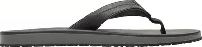 Reef Journeyer Black Gray Men's FlipFlop Thong Sandal