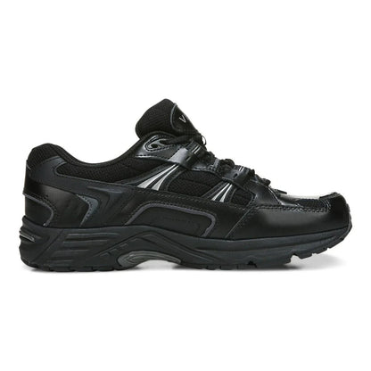 Vionic Walker Classic -Walking Shoes -Black Leather