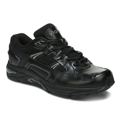 Vionic Walker Classic -Walking Shoes -Black Leather