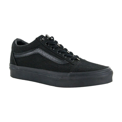 Vans "Canvas Old Skool" Sneakers (Black/Black) Skateboarding Skate Classic Shoes