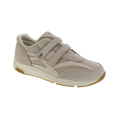 SAS TMV Women's Walking Shoe Wide Comfort Taupe/Pink 3E