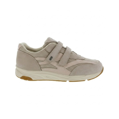 SAS TMV Women's Walking Shoe Wide Comfort Taupe/Pink 3E