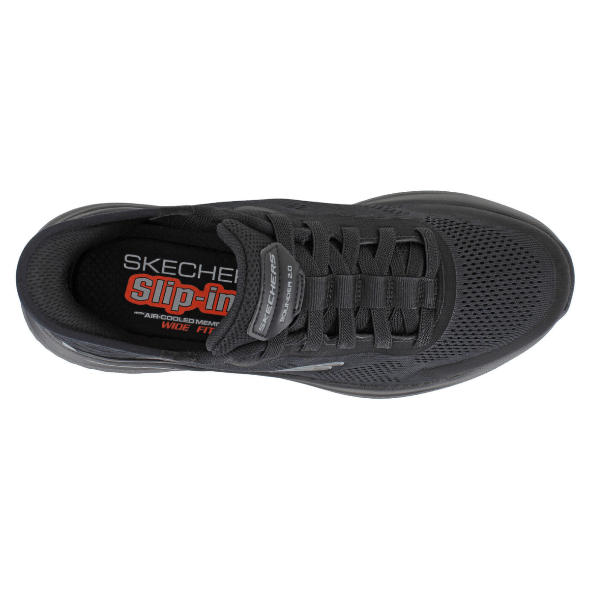 Skechers Men's Slip-ins: Bounder 2.0 - Emerged Black Sneaker 232459W