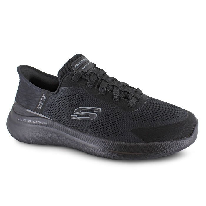 Skechers Men's Slip-ins: Bounder 2.0 - Emerged Black Sneaker 232459W