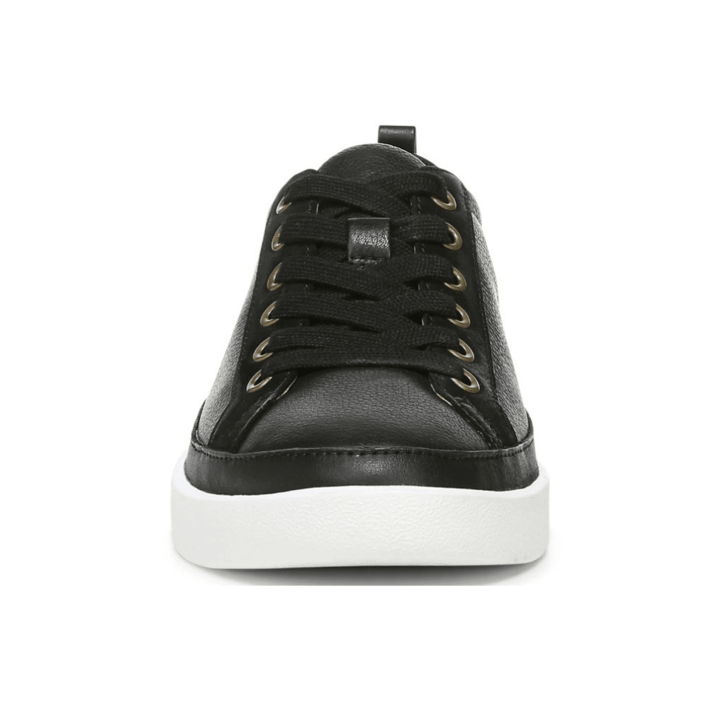 Vionic Winny Women's Leather Nubuck Sneakers - Black Wide