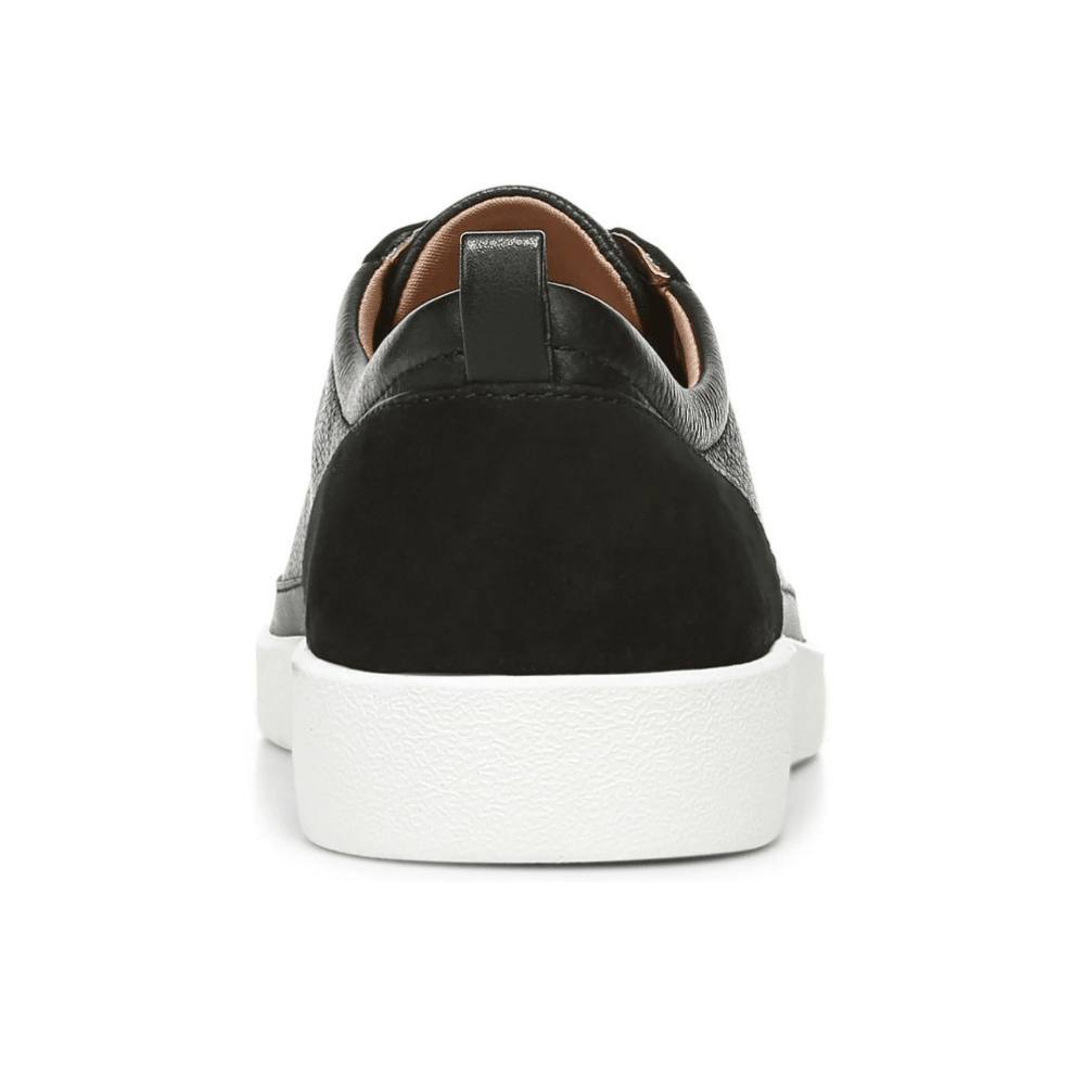 Vionic Winny Women's Leather Nubuck Sneakers - Black Wide