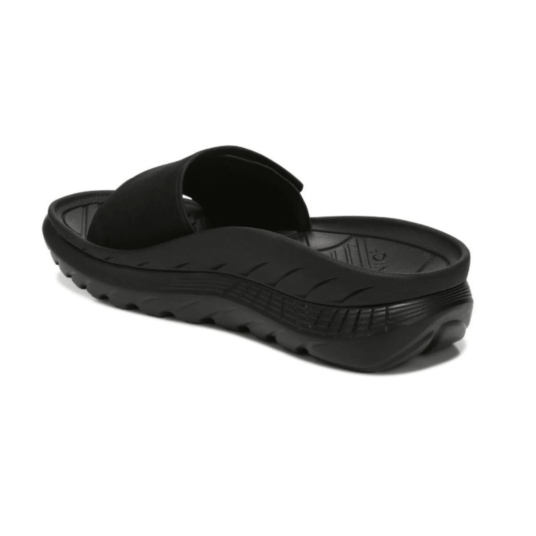Vionic Women's Rejuvenate Recovery Sandal - Black/Black
