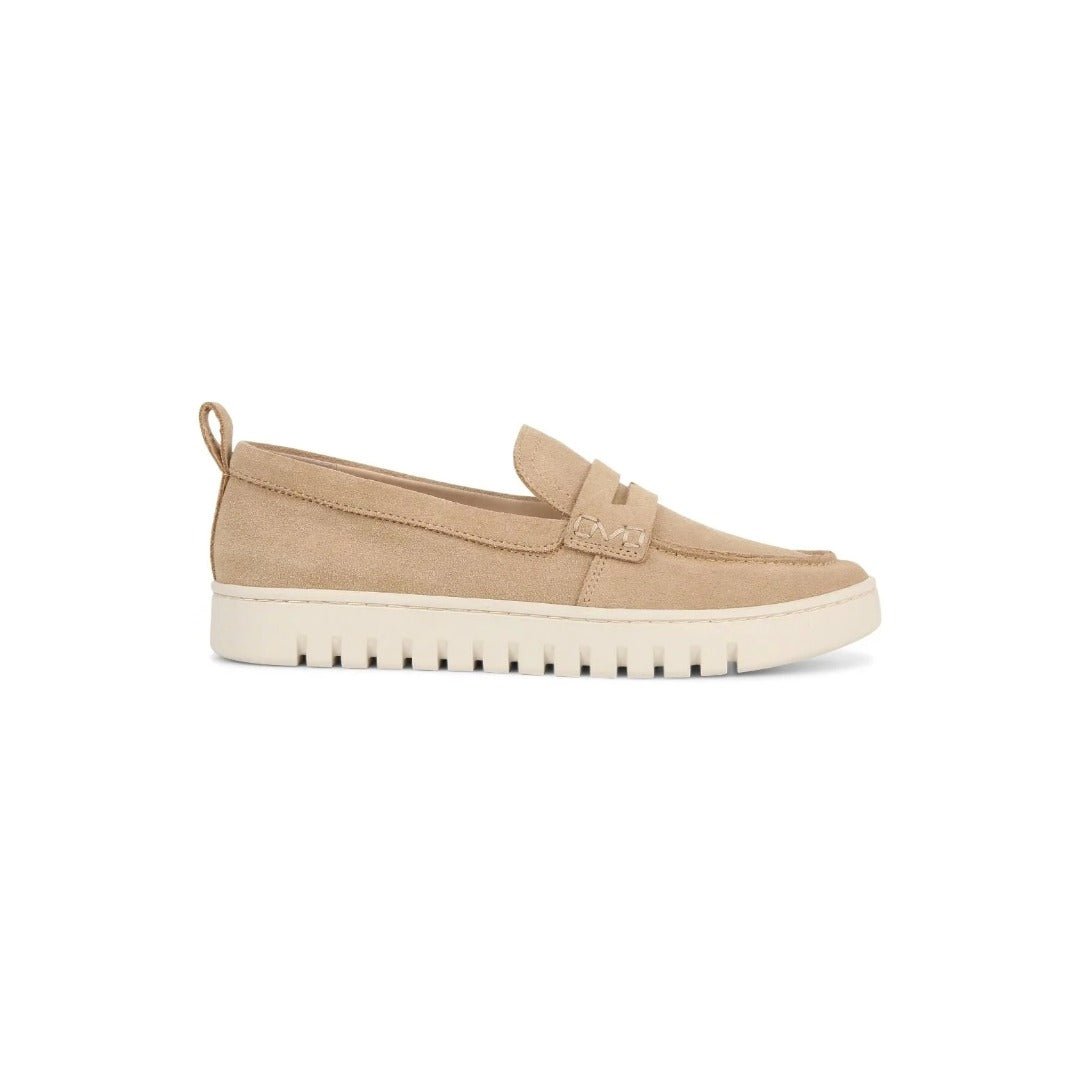 Vionic Uptown Womens Loafer Sand Suede Packable Travel Platform Shoes