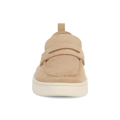 Vionic Uptown Womens Loafer Sand Suede Packable Travel Platform Shoes