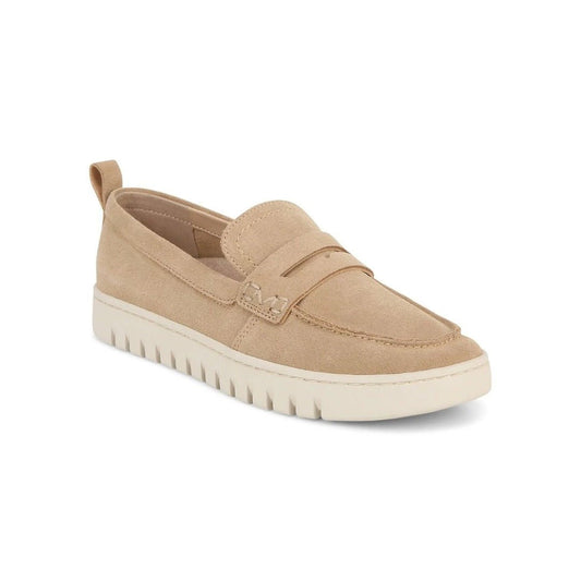 Vionic Uptown Womens Loafer Sand Suede Packable Travel Platform Shoes