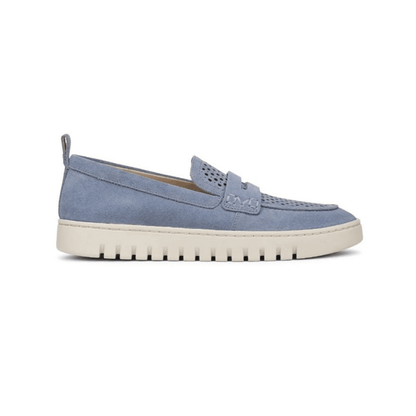 Vionic Women's Uptown Perf Loafer - Pacific Blue Suede