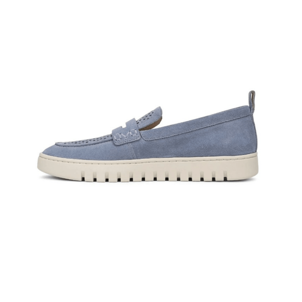 Vionic Women's Uptown Perf Loafer - Pacific Blue Suede