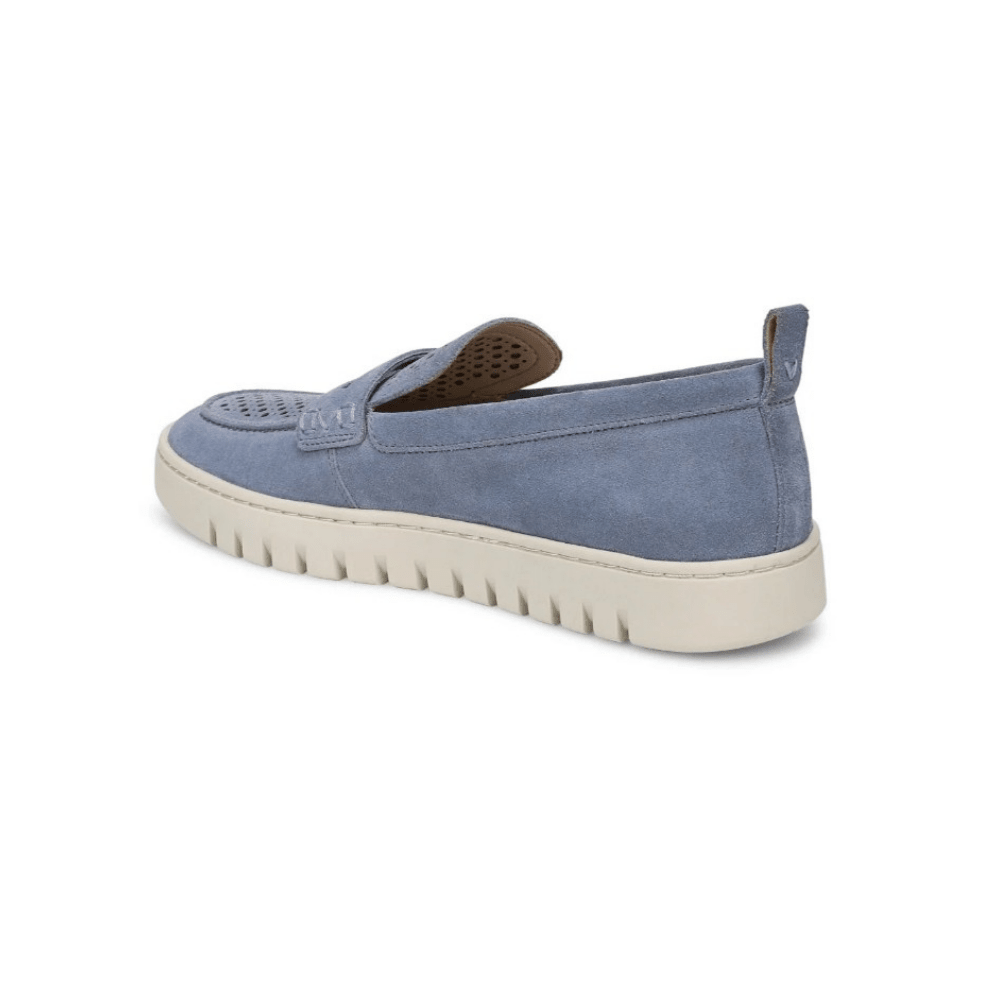 Vionic Women's Uptown Perf Loafer - Pacific Blue Suede