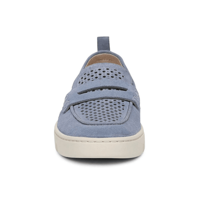 Vionic Women's Uptown Perf Loafer - Pacific Blue Suede