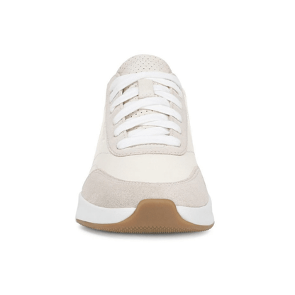 Vionic Women's Uptown Leather Sneaker - Ivory/Silver