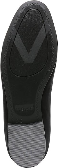 Vionic Women’s Willa Black Velvet Slip-On Flats – Orthotic Support, Casual Comfort Shoes for Work or Weekend
