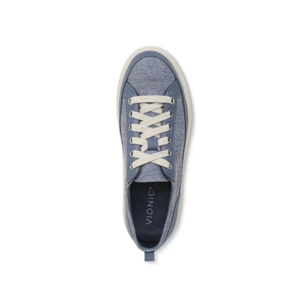 Vionic Women's Winny Pacific Blue Canvas Sneaker