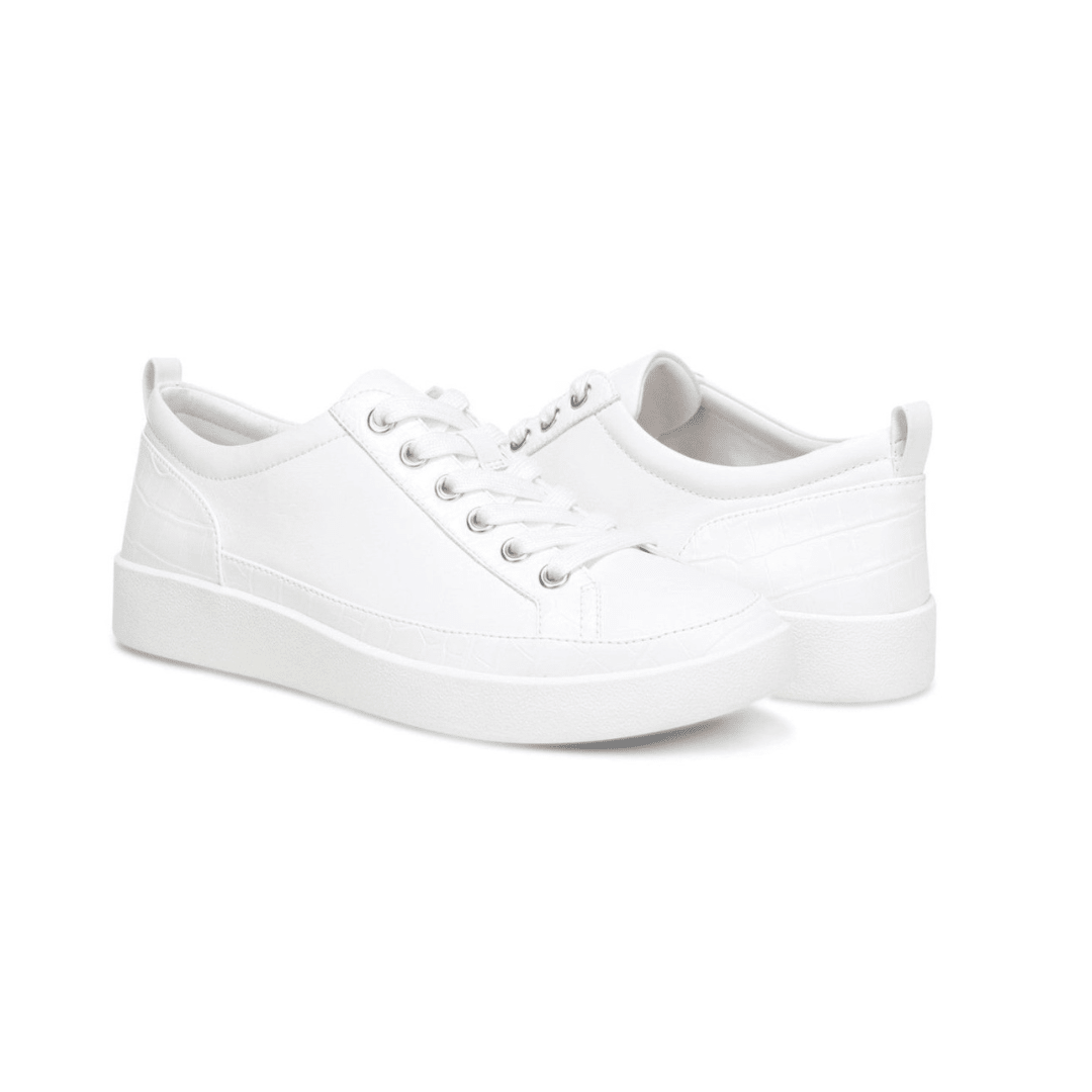 Vionic Women's Winny Leather Sneaker - White