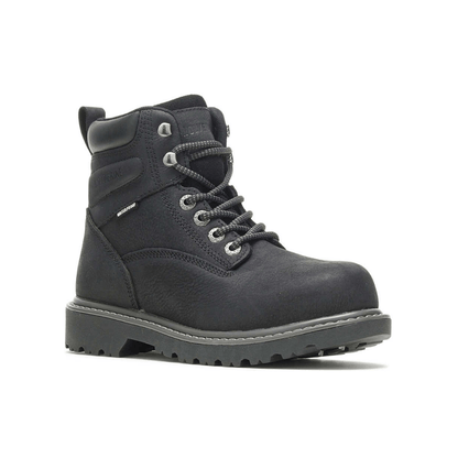 Wolverine Women's Floorhand Black Steel-Toe 6" Work Boot W201153