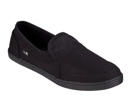 Sanuk Women's Size Pair O Dice Black/Black 1018548BLK Flat Fashion Shoes