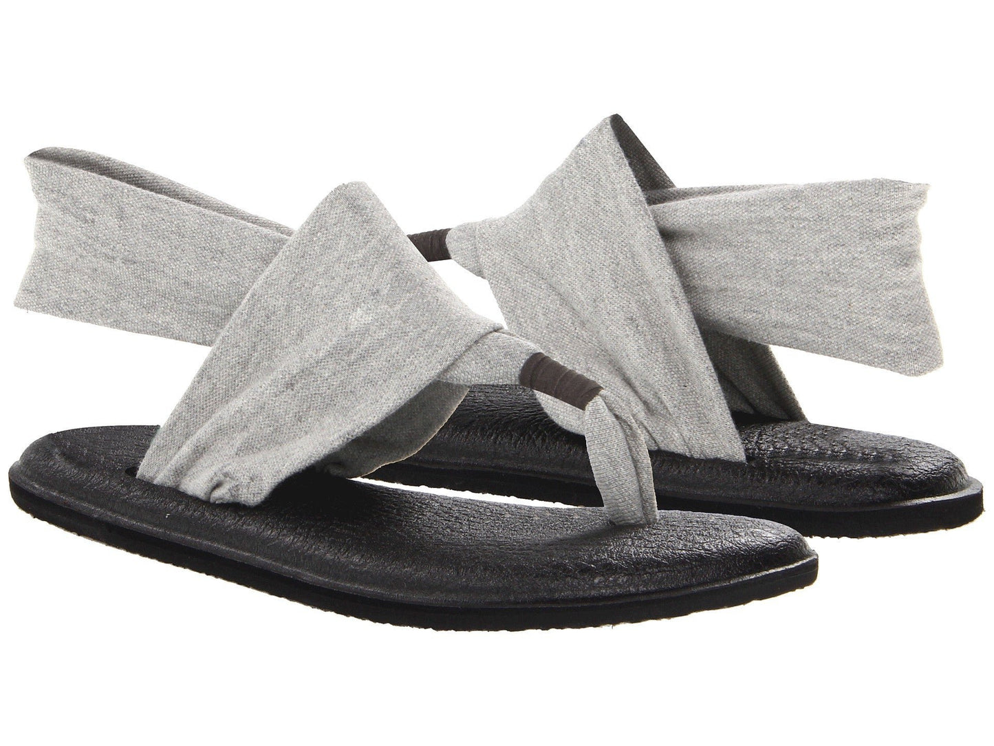 Sanuk Yoga Sling 2 Women's Size Black/Grey Sandals Flip Flops SWS10001GRY