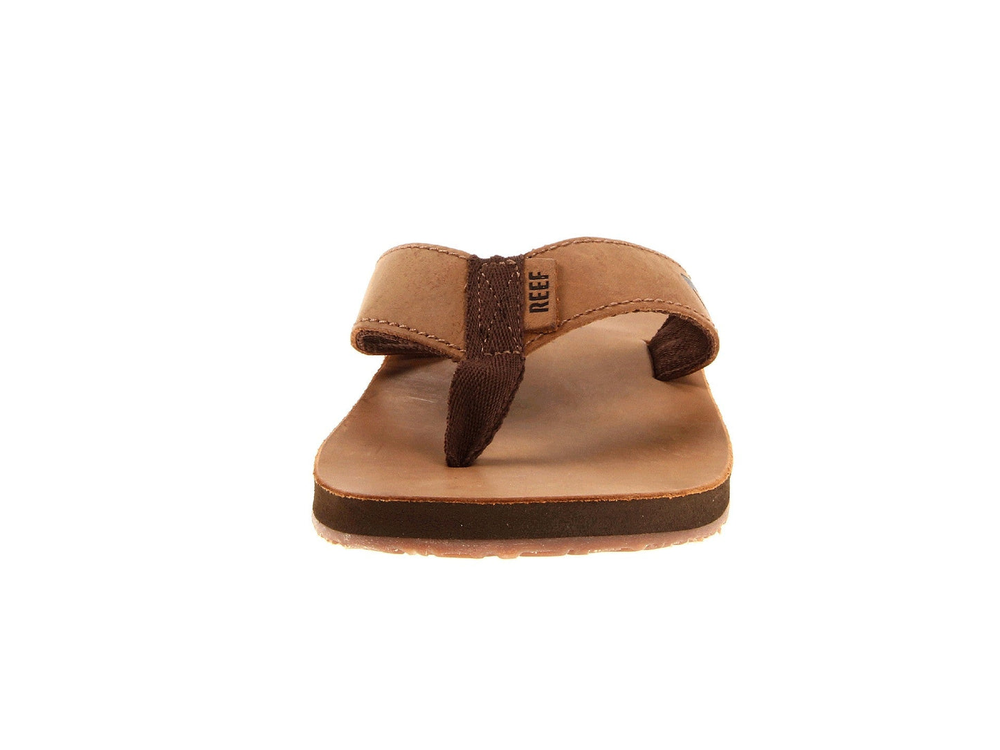 Reef Men's Leather Smoothy Bronze Brown Sandals Flip Flops