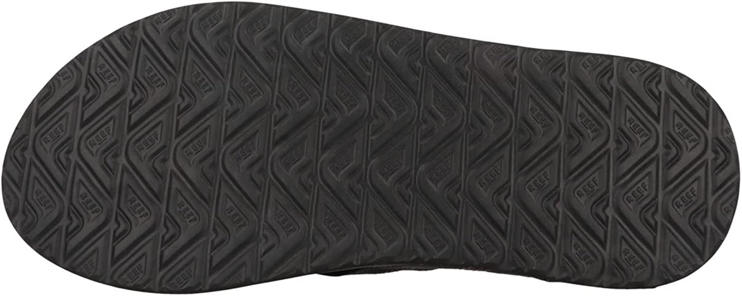 Reef Cushion Phantom LE Leather Men's Flip Flop Coffee/ Black - CI5746