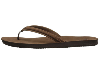 Reef Women's Cushion Bounce Swing Tobacco Leather Flipflop Sandal