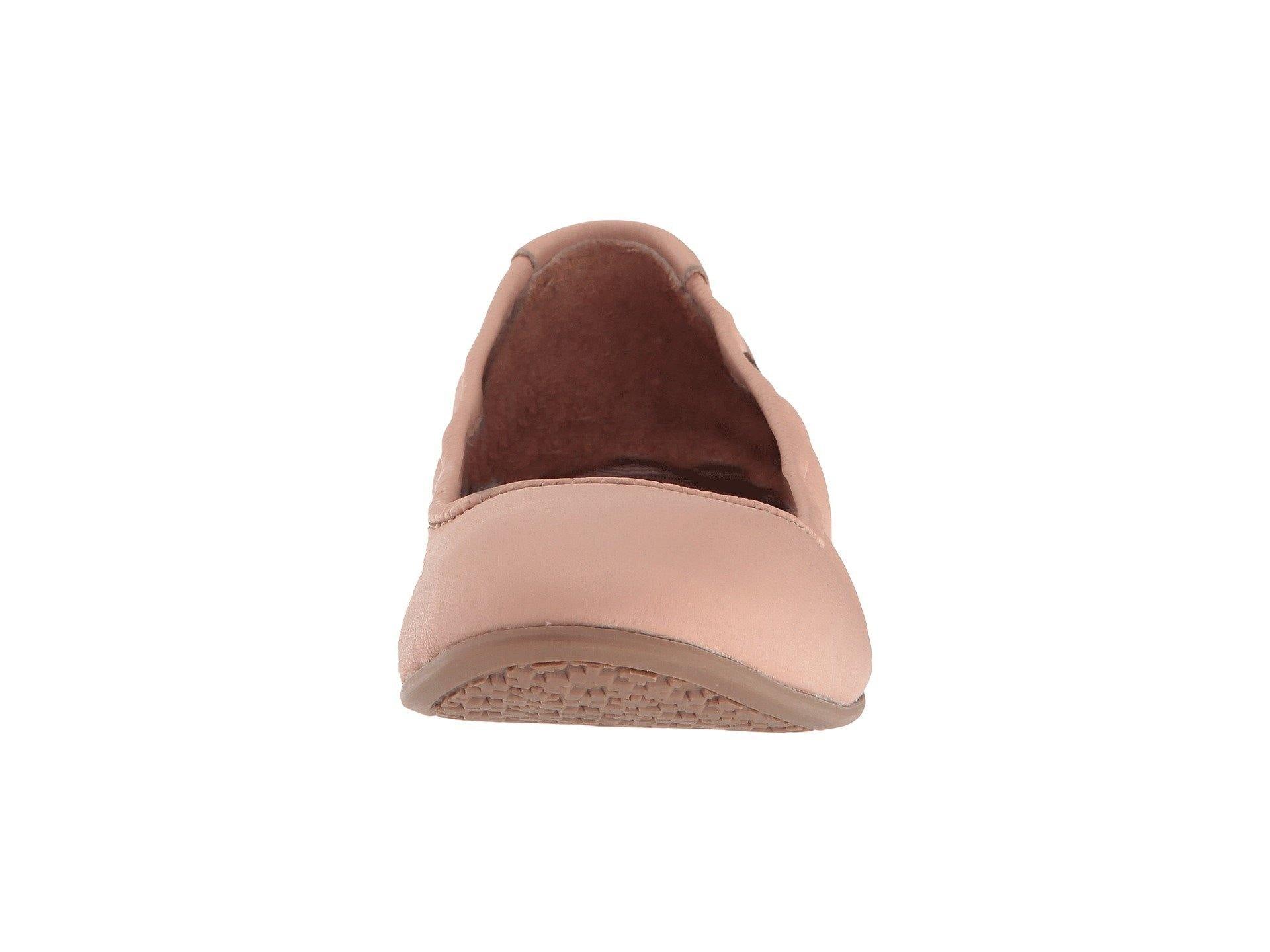 Minnetonka Anna Ballerina Blush (Nude) 256 Women's Flats Shoes - Comfy Shoes