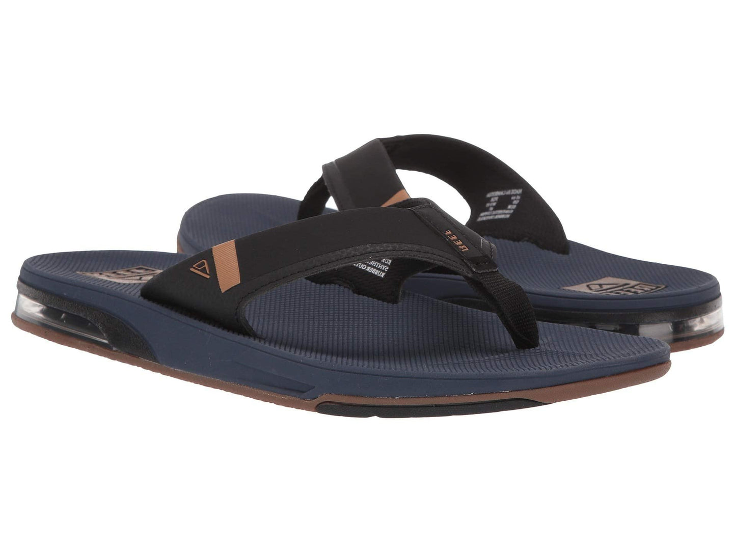 Reef Men's Fanning Bottle Opener Black, Brown, Gray Olive Navy Sandal