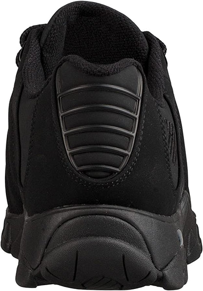 K-Swiss ST329 Men's Suede Tennis Sneakers - Black/Black 03426098