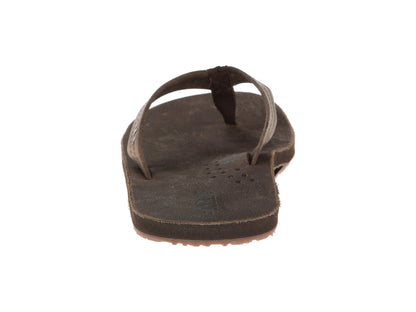 Reef Mens Leather Sandals Draftsmen Bottle Opener Flip Flops