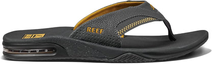 Reef Men's Leather Fanning  Bottle Opener Sandal - RF002026