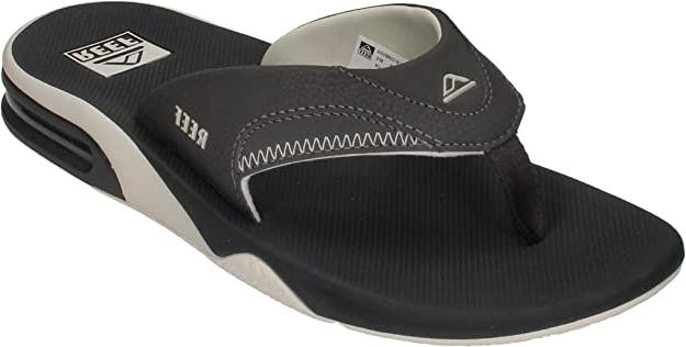 Reef Men's Leather Fanning  Bottle Opener Sandal - RF002026