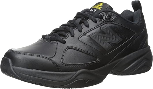 New Balance MID626K2 Black Men's Leather Slip Resistant Work Shoes