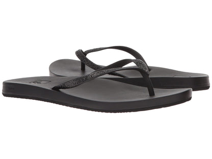 Reef Women's Cushion Bounce Stargazer Stylish, Comfortable FlipFlop Sandal, Black