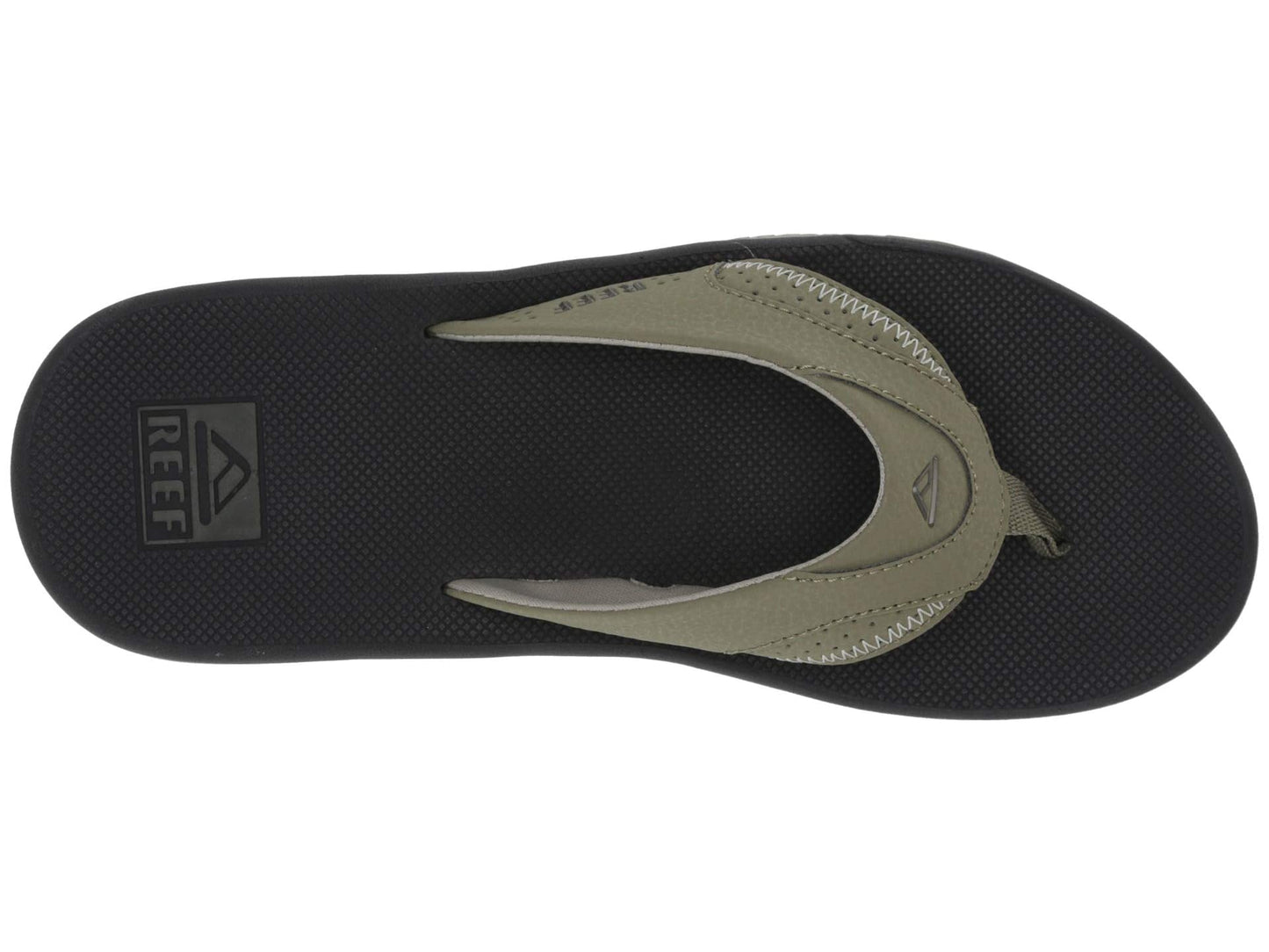 Reef Men's Fanning Bottle Opener Black, Brown, Gray Olive Navy Sandal