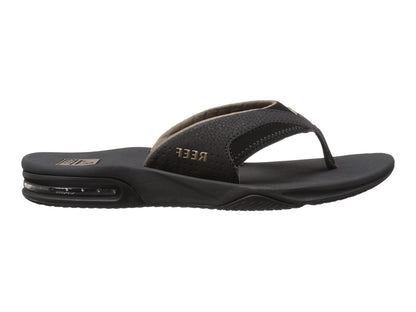 Reef Men's Leather Fanning  Bottle Opener Sandal - RF002026
