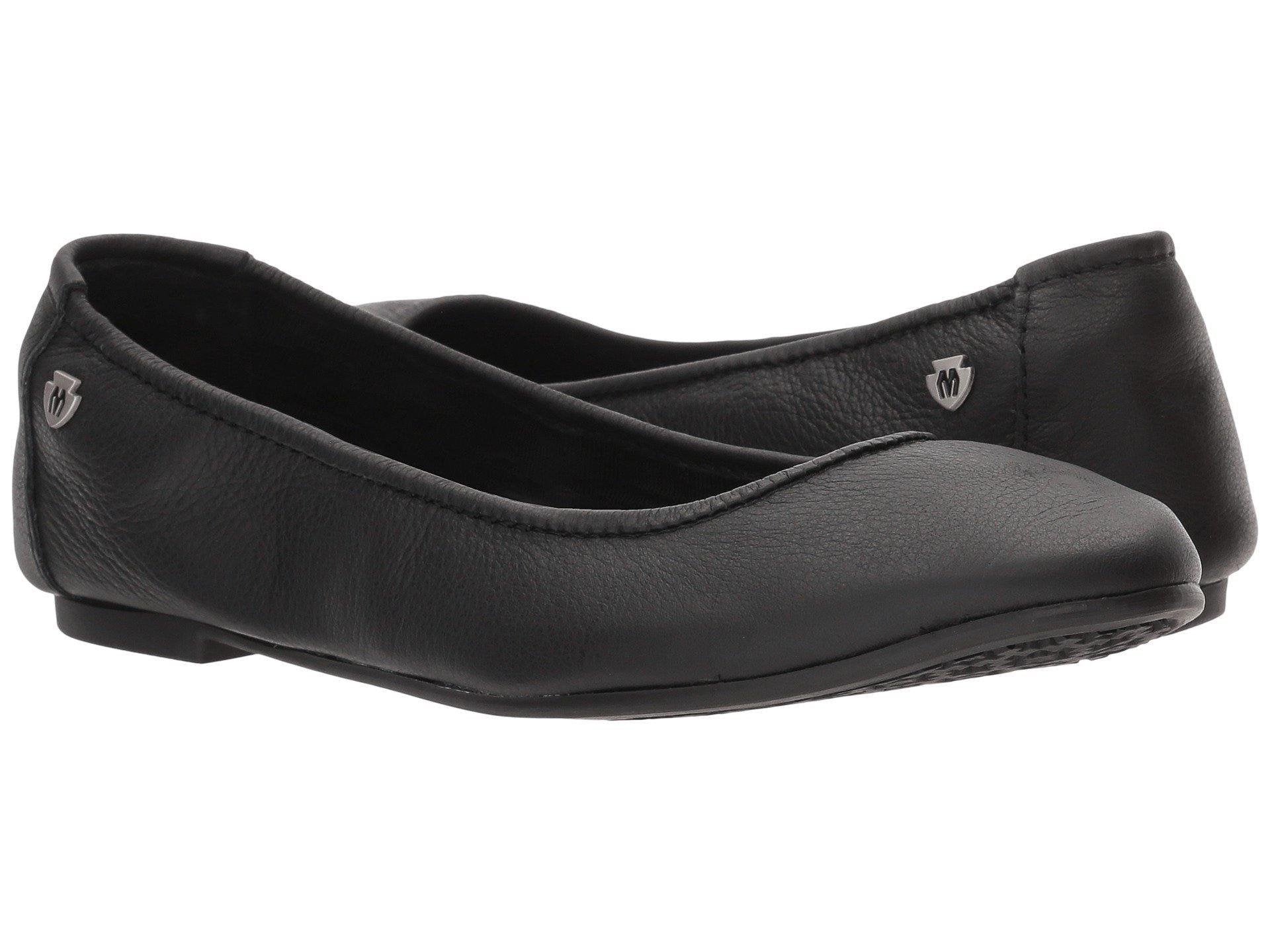 Minnetonka Anna Ballerina Black 259 Women's Flats Shoes - Comfy Shoes