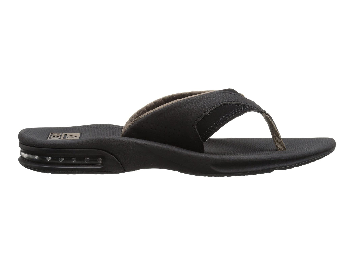 Reef Men's Leather Fanning  Bottle Opener Sandal - RF002026