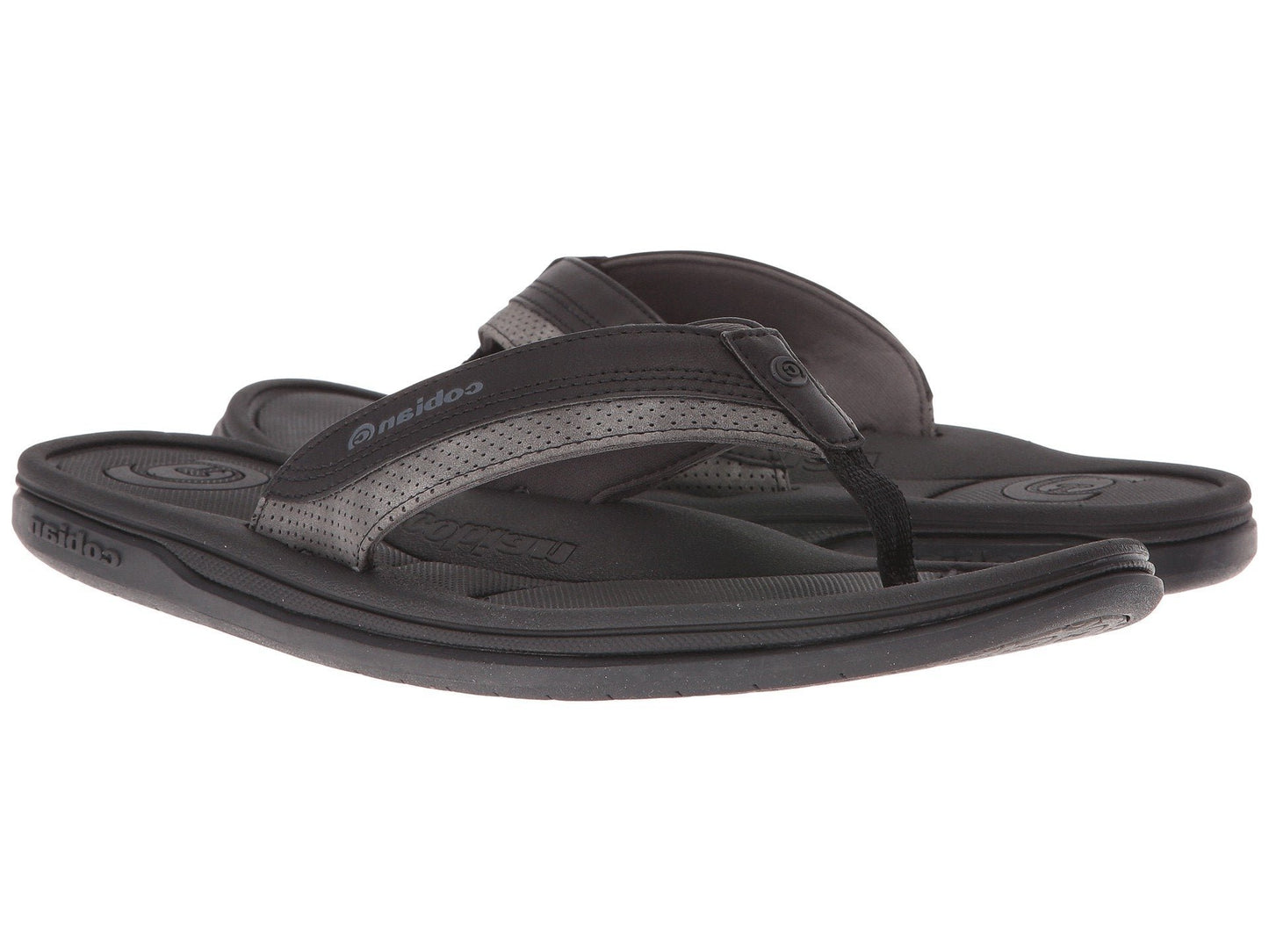 Cobian Bolster Archy Black Flip Flop Thong Men's Sandal