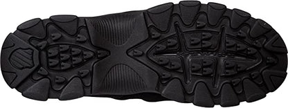 K-Swiss ST329 Men's Suede Tennis Sneakers - Black/Black 03426098