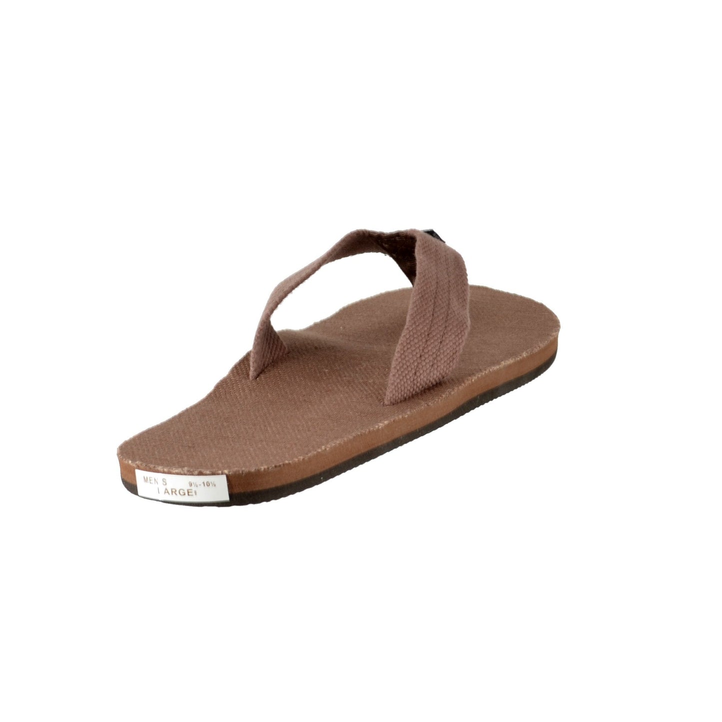 Rainbow Sandals Men's Hemp Single Layer Brown Flipflop