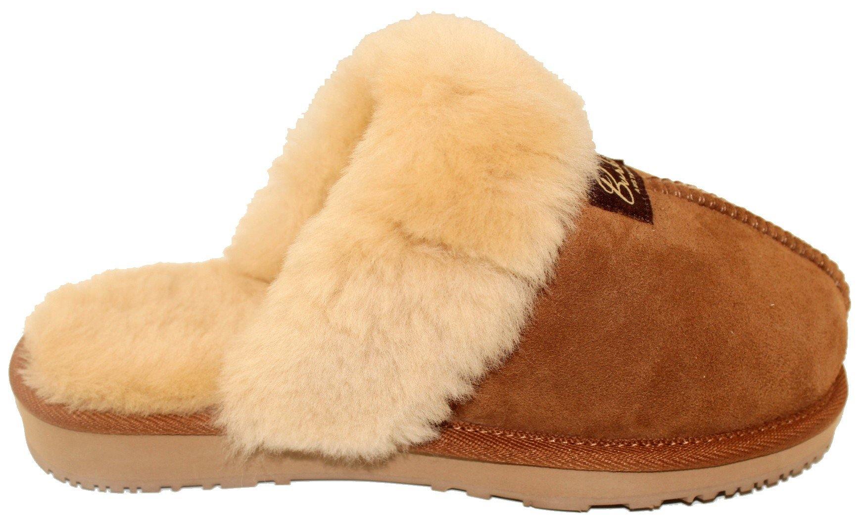 Burlee Luxury Genuine Sheepskin Unisex Warm Slipper MADE IN AUSTRALIA - Comfy Shoes