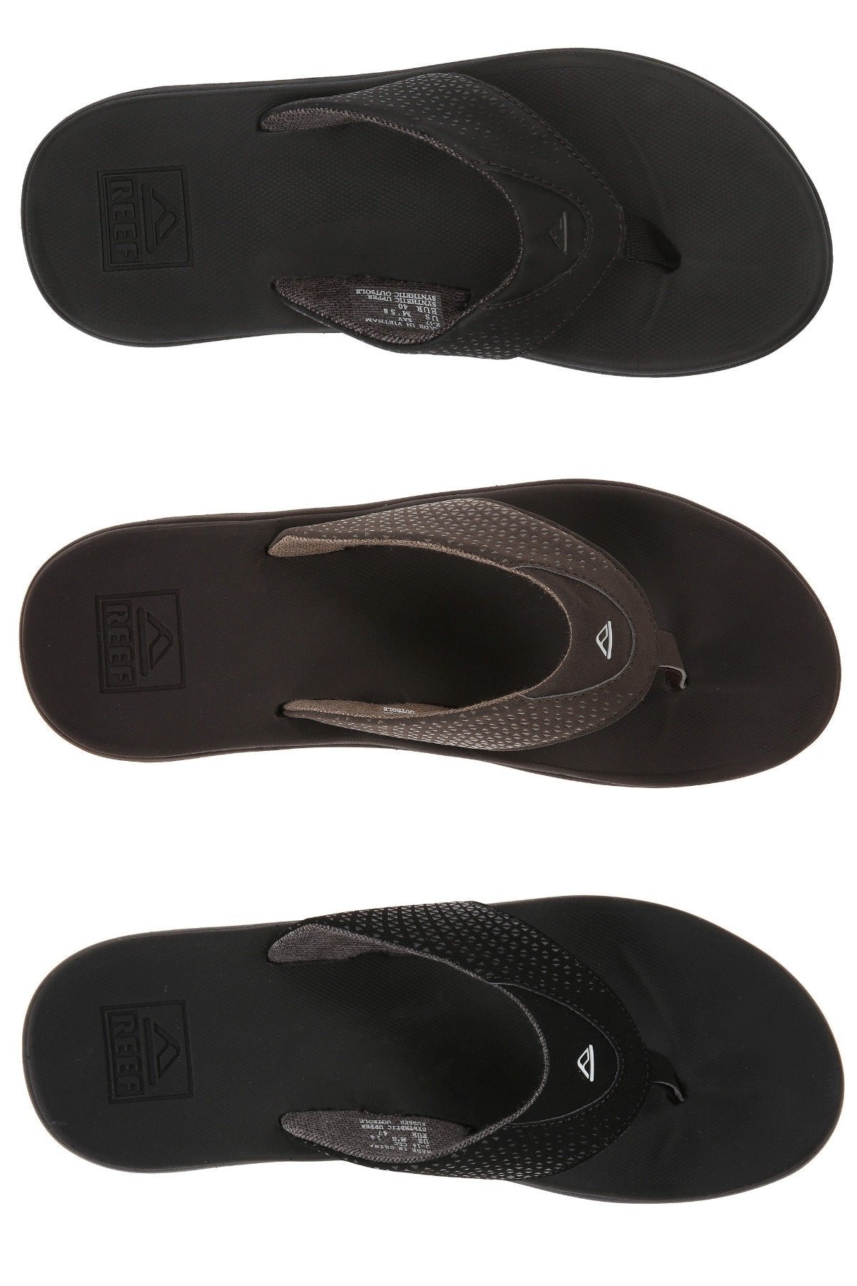 Reef Rover RF002295 Black & Brown Men's FlipFlop 8 9 10 11 12 13