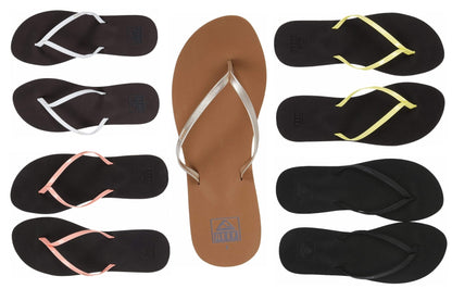 Reef Bliss Nights Black , Brown ,White, Pink Women's Flip Flop