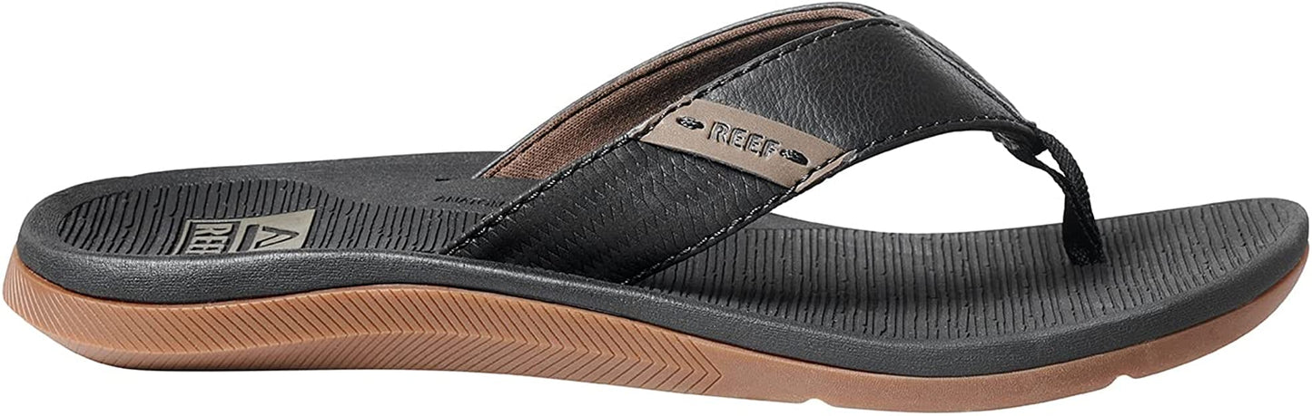 Reef Men's Santa Ana Black Flip Flop CI4650 Sandals